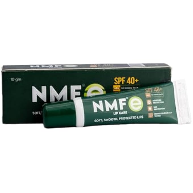 NMFe MOISTURISING LIP CARE 10 GM | LIP BALM | SPF40+ FOR DRY AND CHAPPED LIPS | ALOE VERA & VITAMIN E | PROTECTS LIPS FROM DRYNESS & SUN DAMAGE | DERMATOLOGICALLY TESTED - Image 1